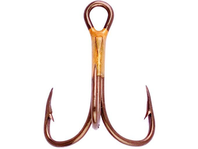 Крючки Eagle Claw 2X Reg Shank Curved Point Treble Hook