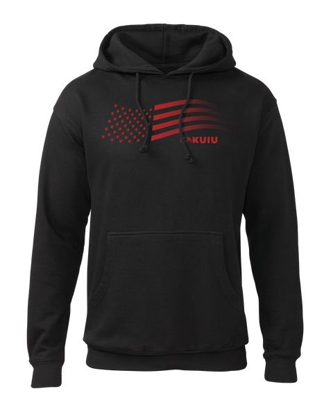 Рыболовная рубашка KUIU Flag Hoodie | Black