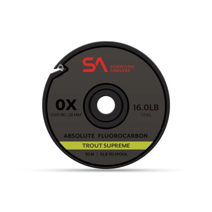 Флюорокарбоновая леска Absolute Trout Supreme Fluorocarbon Tippet 30m--Scientific Anglers