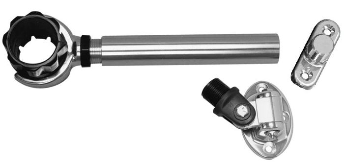 Крепление RUPP Threaded Antenna Support w/ Pipe Mount & 4-Way Base