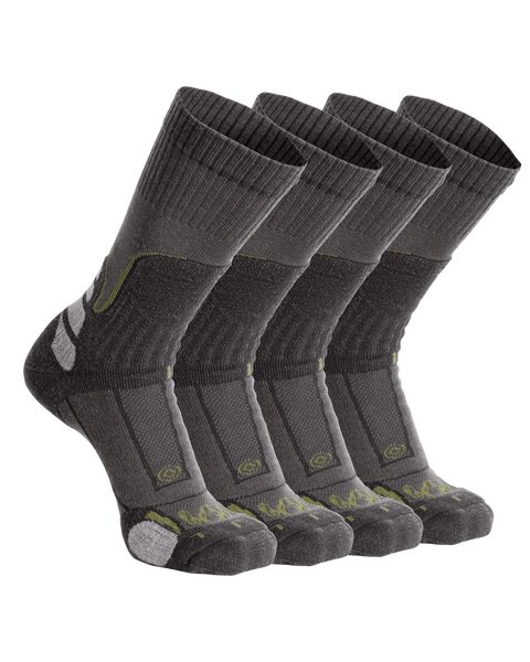 Носки KUIU ULTRA Merino Midweight Mountain Sock 4-Pair Pack | Grey Green