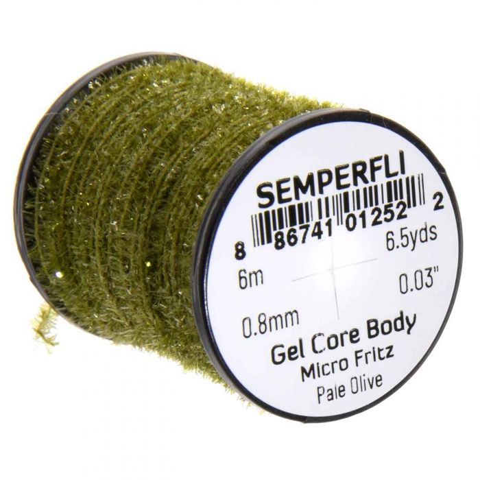 Материал для вязания мушек Semperfli Gel Core Body Micro Fritz Fly Tying Chenille