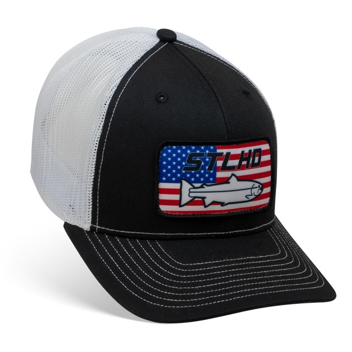 Головной убор STLHD GEAR STLHD Nation Black/White Trucker Snapback Hat