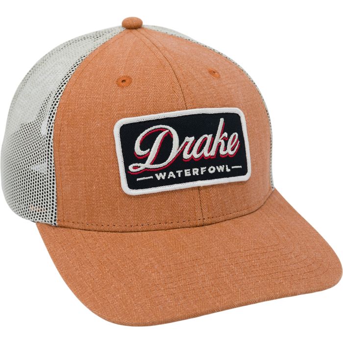 Головной убор Herringbone Patch Mesh Back Cap - Orange Heather / One Size Fits Most