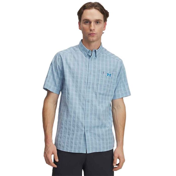 Рыболовная рубашка Under Armour Men's Drift Tide 2.0 Plaid Short Sleeve Fishing Shirt