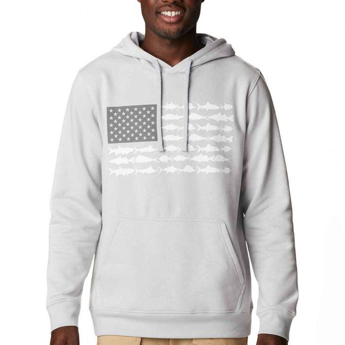 Рыболовная рубашка Columbia Men's PFG Fish Flag II Casual Hoodie