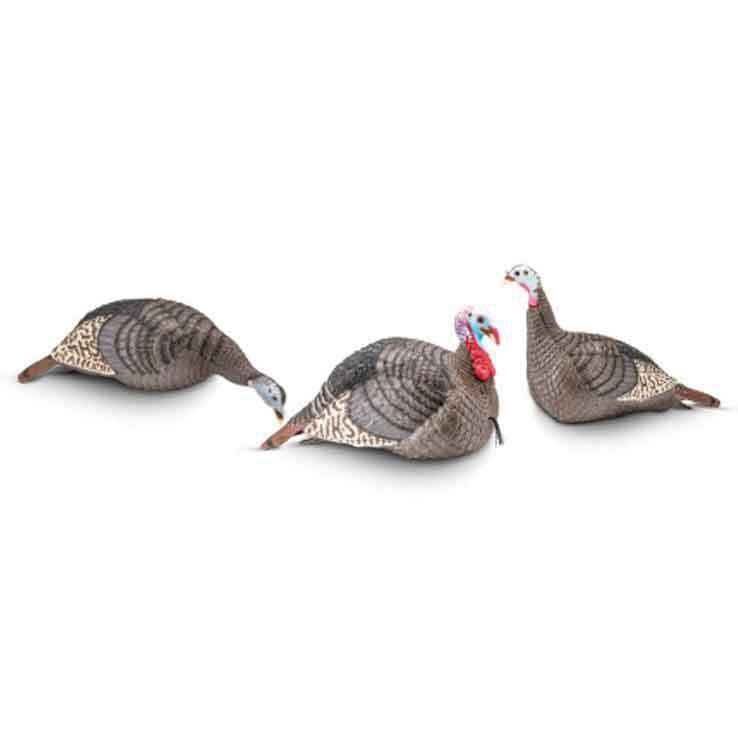 Чучело H.S Strut H.S. Strut Lite Flock 3 Pack Turkey Decoys