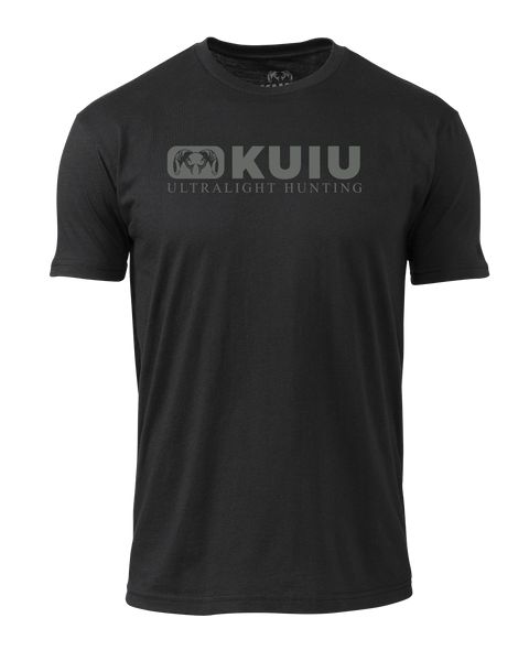 Рыболовная рубашка KUIU Block Logo T-Shirt | Black