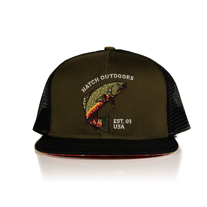 Липгрип или весы Hatch Outdoors, INC Fish Scale Flat Bill, Brook Trout