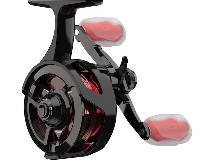Зимняя катушка 13 Fishing Descent Aluminum Inline Ice Fishing Reel LH 2.7:1