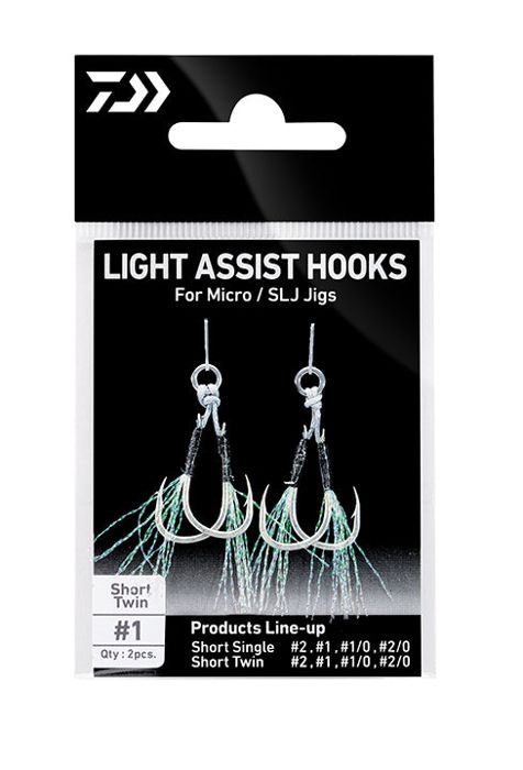 Крючки DAIWA SALTIGA DUAL LIGHT ASSIST HOOKS