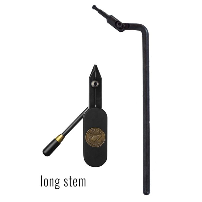 Запчасть для тисков для вязания мушек J. Stockard Fly Fishing Medallion Vise Head, Stem &
