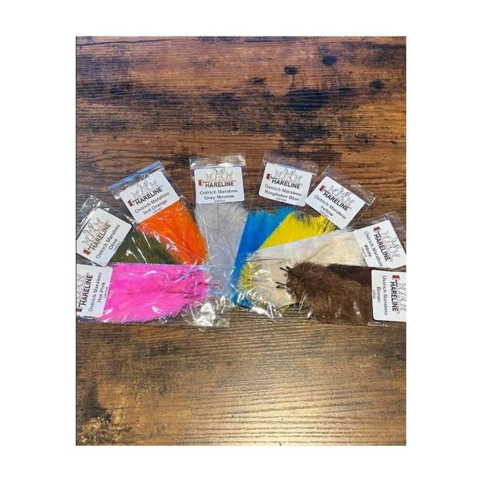 Материал для вязания мушек Hareline Ostrich Marabou