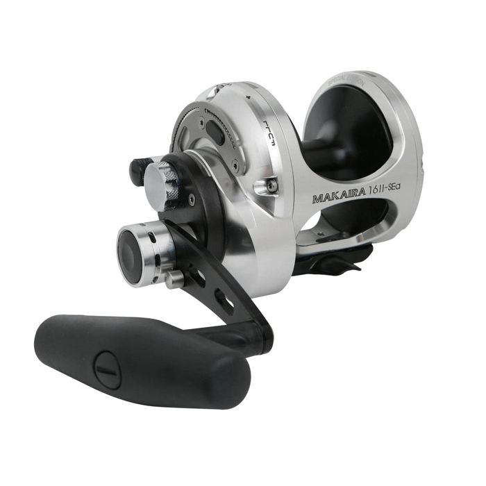 Морская мультипликаторная катушка Okuma Makaira Special Edition Silver Two Speed Lever Dra