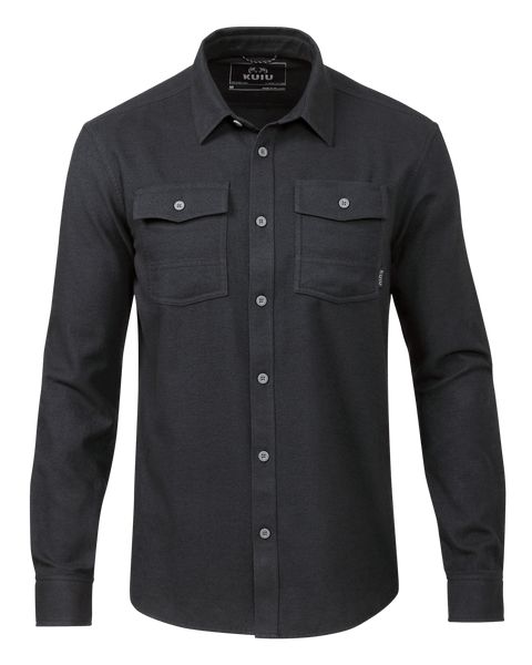 Рыболовная рубашка KUIU Field Flannel Shirt | Steel Blue