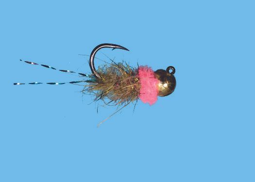 Зимняя приманка Solitude Fly Tungsten Jig - Pink Squirrel