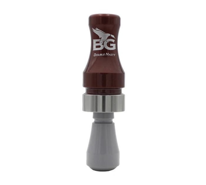 Манок Double Nasty Double Reed Poly Duck Call - Black Cherry Pearl/Grey - Black Cherry Pea