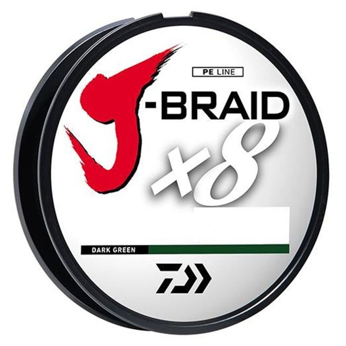 Плетёный шнур Daiwa J-Braid Line 30lb. 165yd. - Dark Green