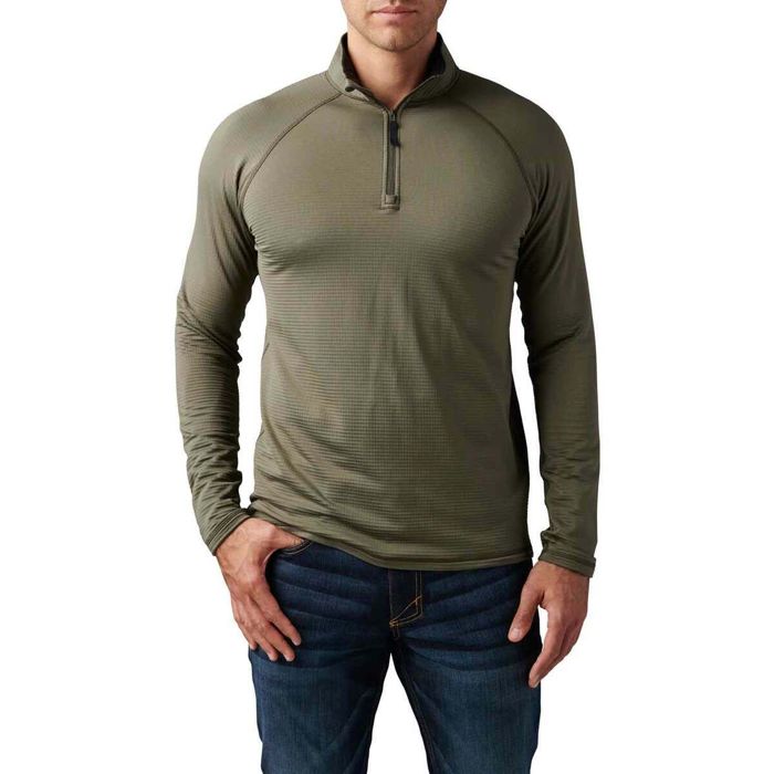 Рыболовная рубашка 5.11 Tactical 5.11 Men's Stratos 1/4 Zip Long Sleeve Tactical Shirt