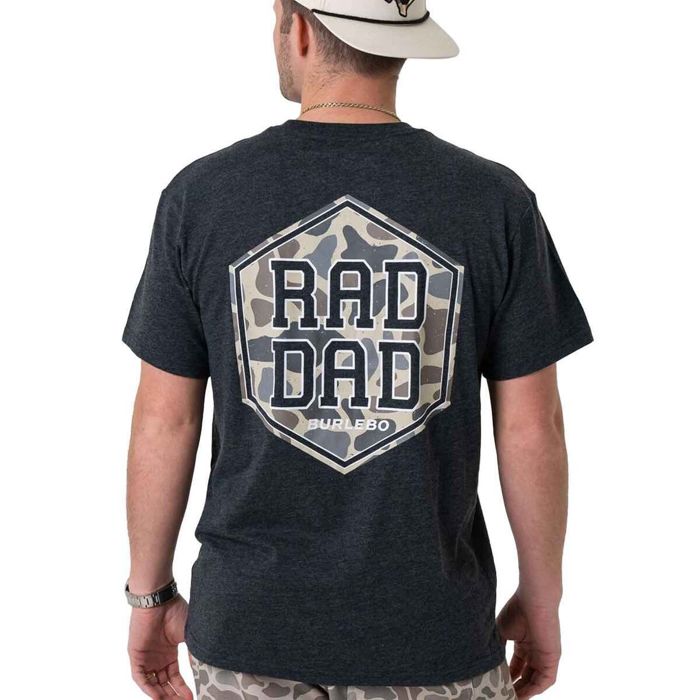Рыболовная рубашка Burlebo Men's Rad Dad Short Sleeve Casual Shirt