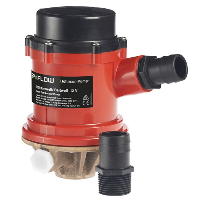 Лодочная электрика Johnson Pump Livewell / Baitwell Pump, Aerator Pump; 1600 Gallon Per Ho