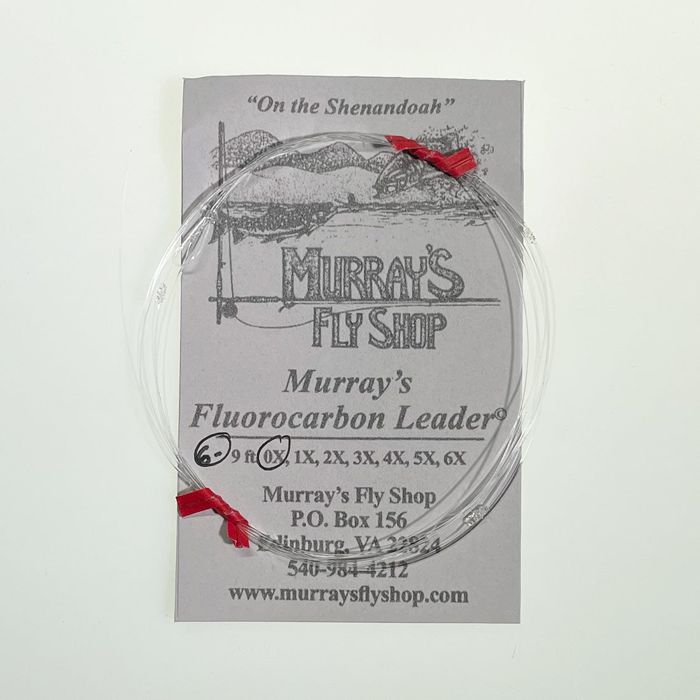 Флюорокарбоновая леска Murray's Fluorocarbon 6 foot Sinking Line Leaders - 0X