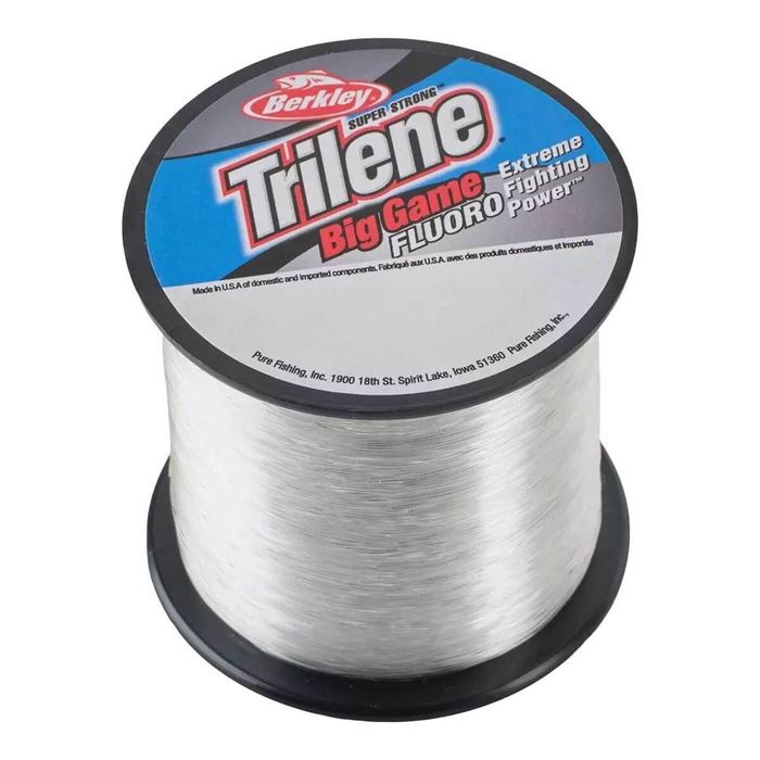 Флюорокарбоновая леска Berkley Trilene Big Game Fluorocarbon Fishing Line - 15lb, Clear, 3