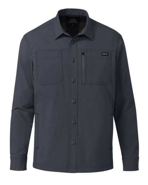 Рубашка-куртка KUIU Motive Flannel Lined Shirt Jacket | Steel Blue