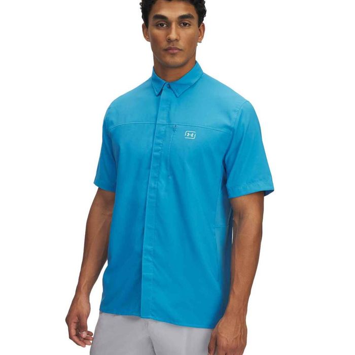 Рыболовная рубашка Under Armour Men's Fish Pro Hybrid Woven Short Sleeve Fishing Shirt