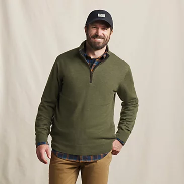 Термобельё Orvis Merino 1/4-Zip Sweater