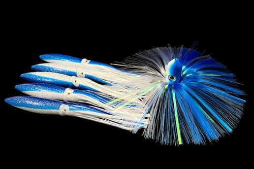 Троллинговая цепочка Blue/White Deep Runner 48
