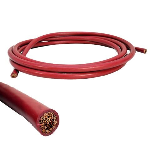 Кабель для электроники Cobalt Boats Cobalt Boat 2/0 AWG Battery Cable | Red 15 Foot (No Lu