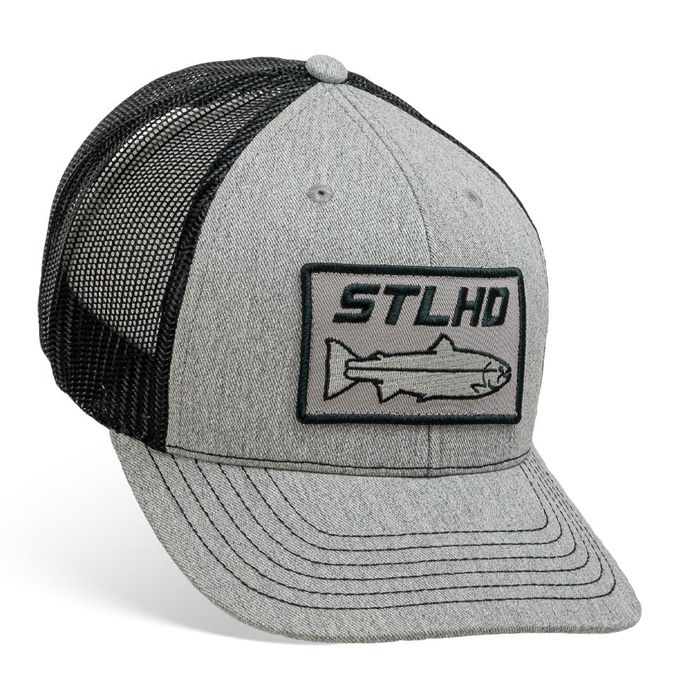 Головной убор STLHD GEAR STLHD Chrome Edition Heather Grey/Black Trucker Snapback Hat