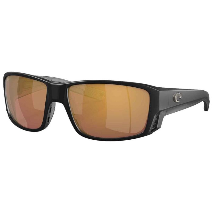 Поляризационные очки Costa Tuna Alley Pro Polarized Sunglasses - Matte Black/Gold Mirror
