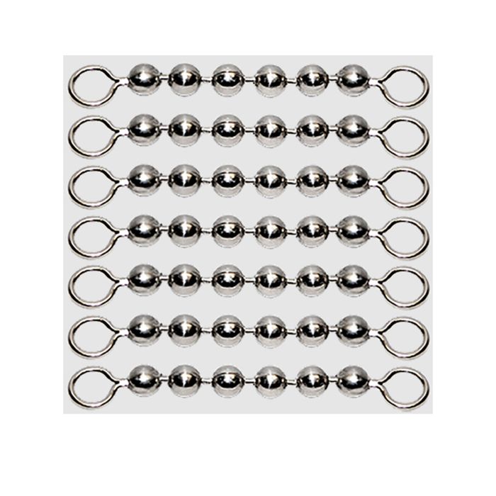 Материал для вязания мушек J&B Tackle Co Bead Chain Swivels 31 bead 4.6mm