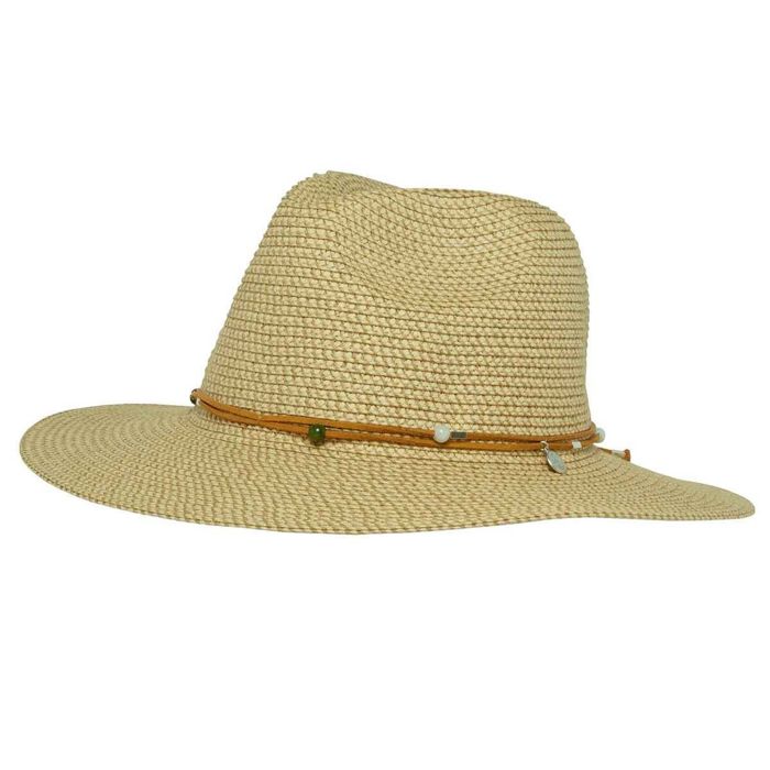 Головной убор Sunday Afternoons Women's Wanderlust Fedora Sun Hat - Brown Rice - S/M