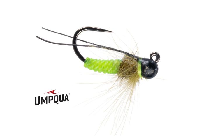 Зимняя приманка Twisted Caddis Tungsten Jig - Umpqua (Barbless)