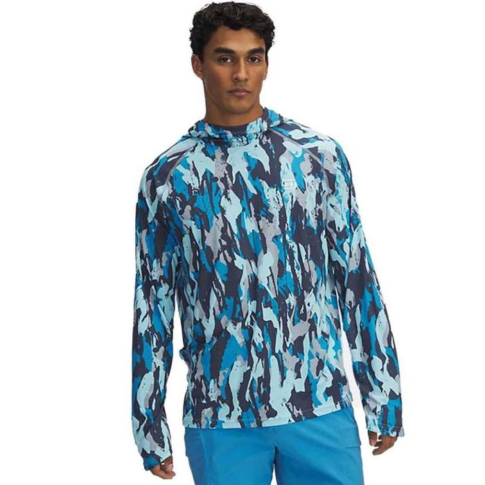 Рыболовная рубашка Under Armour Men's Fish Elite Printed Hooded Long Sleeve Fishing Shirt