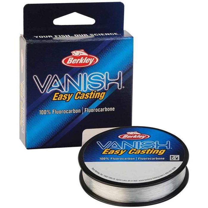Флюорокарбоновая леска Berkley Vanish Fluorocarbon Fishing Line - 2lb, Clear, 110yd
