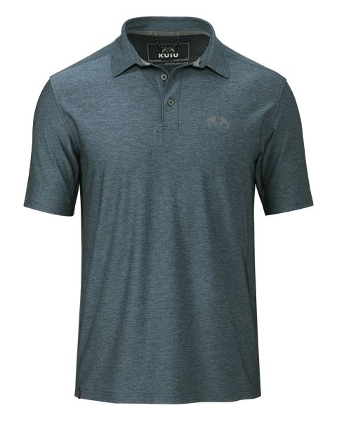 Рыболовная рубашка Outlet KUIU Performance Polo | Heather Navy