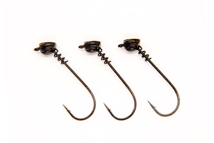 Джиг-головки Fin Commander Black Shaky Bass Jighead - 1/4, 3/16, 1/8