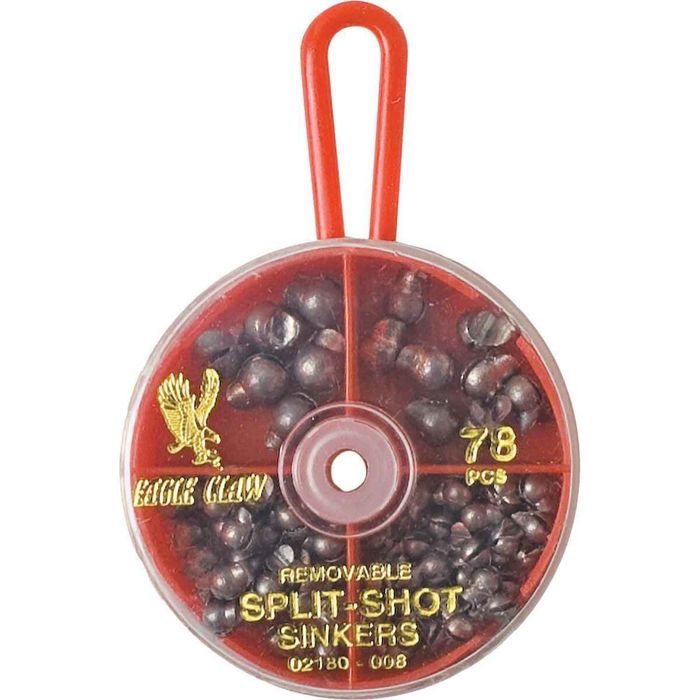 Грузила Eagle Claw Removable Split Shot Sinker Assortment