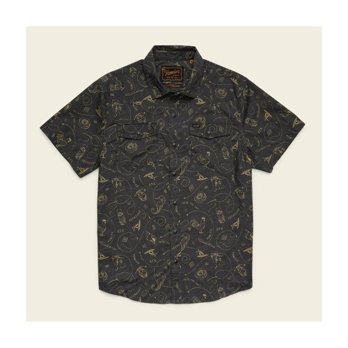 Рыболовная рубашка Howler Brothers Howler Bros - H Bar B Snapshirt - Sea Rodeo: Antique Bl
