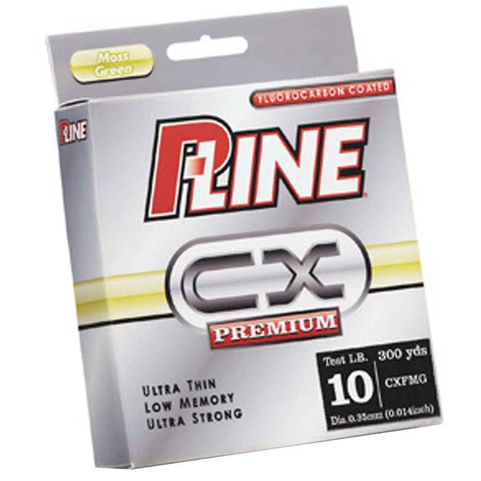Монофильная леска P-Line CX Premium Copolymer Fishing Line - 6lb, Moss Green, 300yds