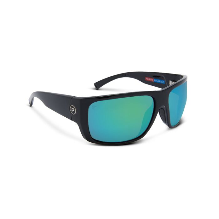 Поляризационные очки Kahuna - Polarized Mineral Glass - Black - Green / OS