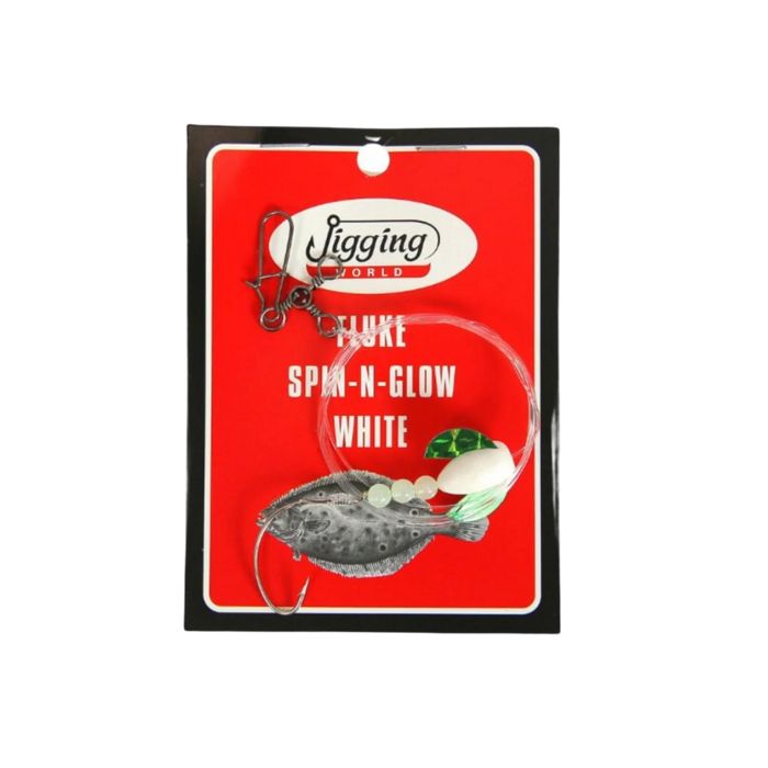 Готовая оснастка Jigging World Spin & Glow 3-Way Fluke Rigs w/ Sinker Snap