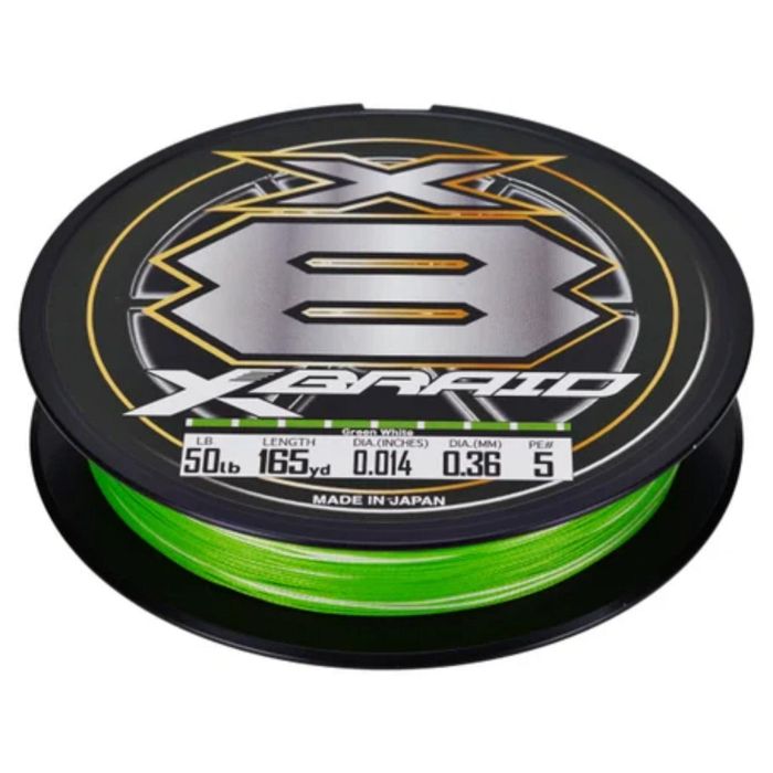 Плетёный шнур XBraid X8 Braided Fishing Line (330 m Spools)