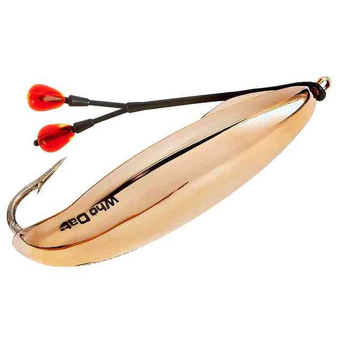 Колеблющаяся блесна Bomber Saltwater Grade Who Dat Weedless Rattling Trolling Spoon - Gold