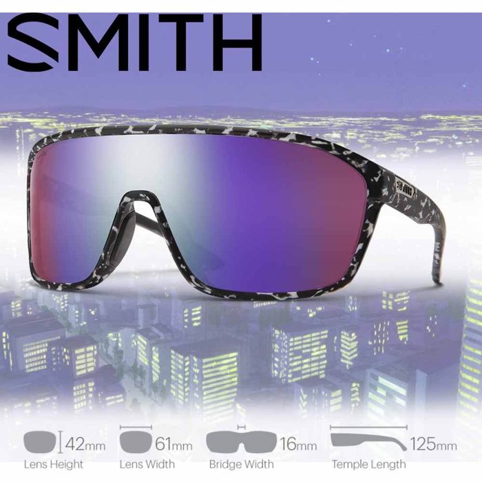 Поляризационные очки Smith Boomtown Sunglasses - MATTE BLACK/CP GREEN POLY