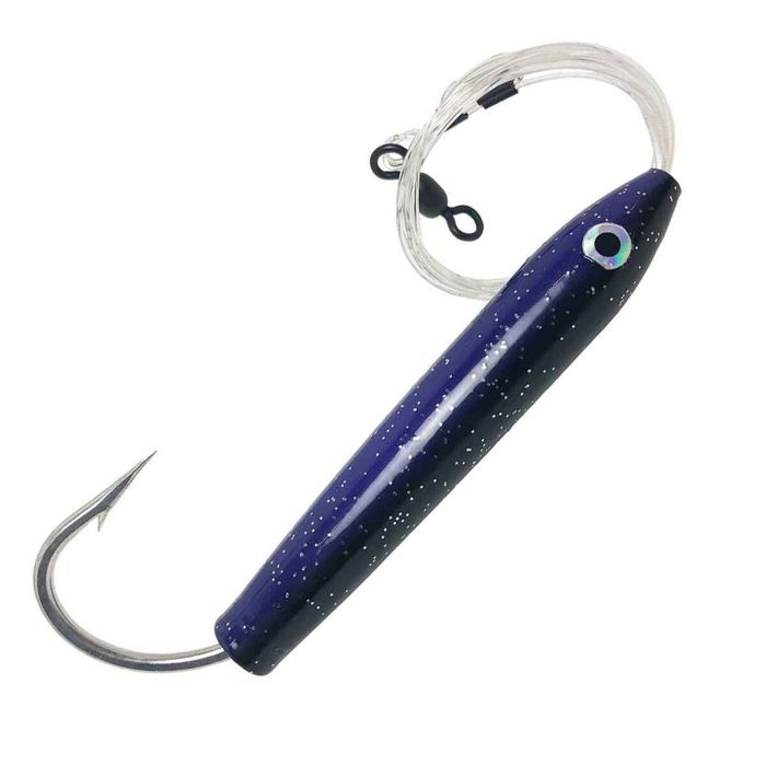 Морская приманка Candy Bar Lures Tuna Plug Saltwater Trolling Lure - Black/Purple, 8in